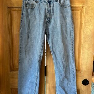 Vtg Y2K Jean Station Baggy Wide Leg Jeans 36x32